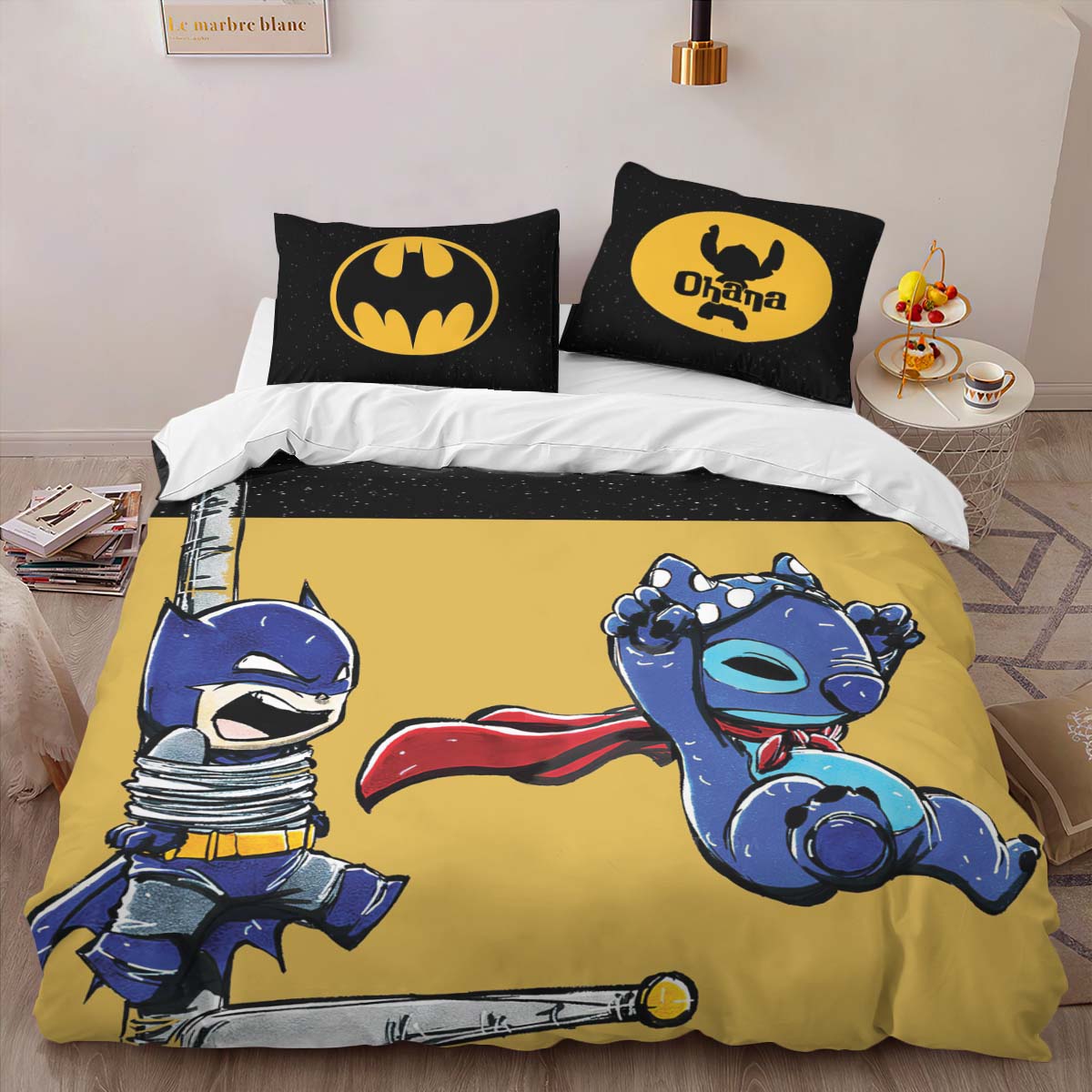 Stitch And Batman Style Duvet Cover 2