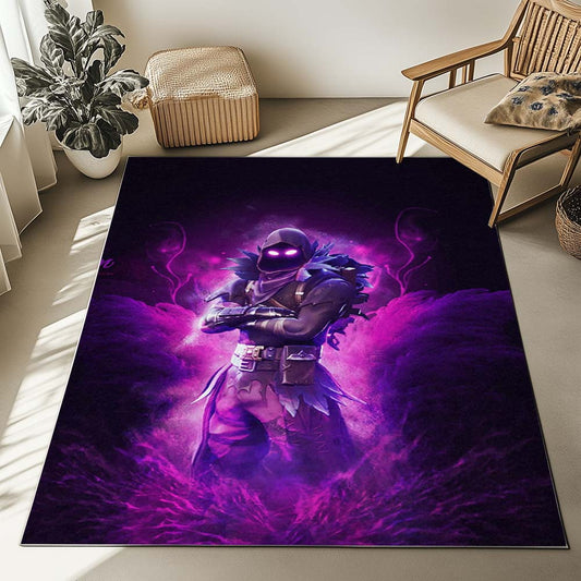 Storm Wild Raven Fortnite Skin Rug