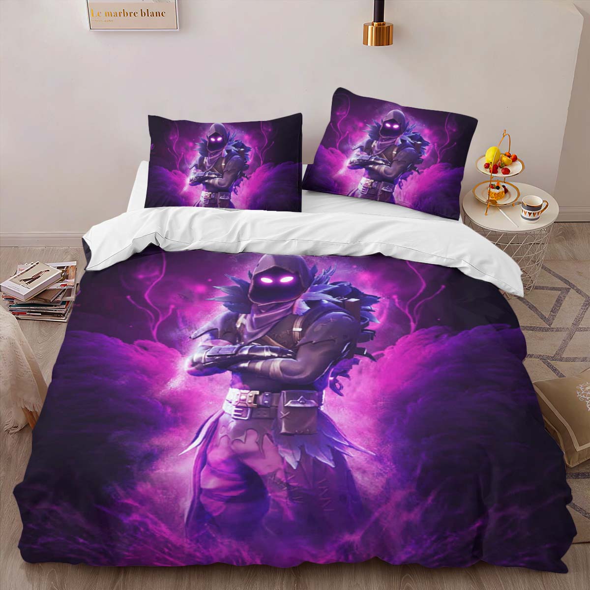 Storm Wild Raven Fortnite Skin Duvet Cover 2