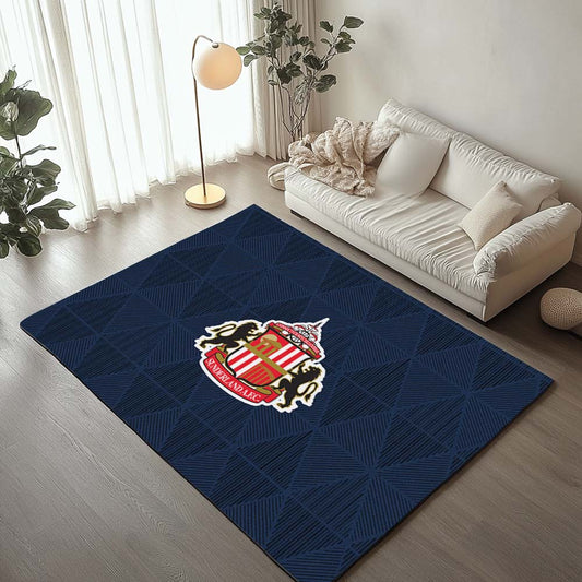 Sunderland A.F.C FC EFL Championship Blue Background Rug