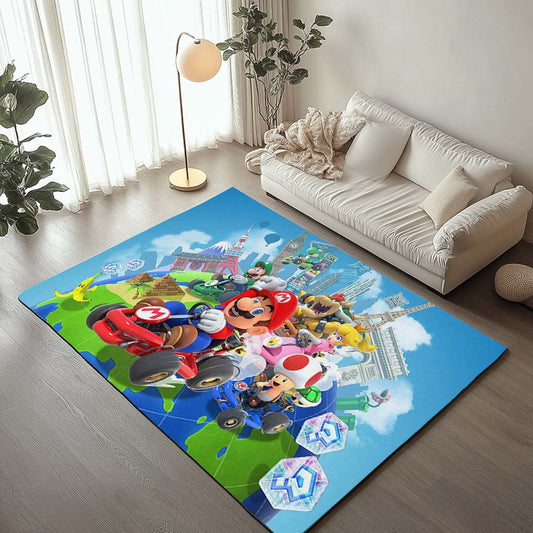 Super Mario Characters 1 Rug
