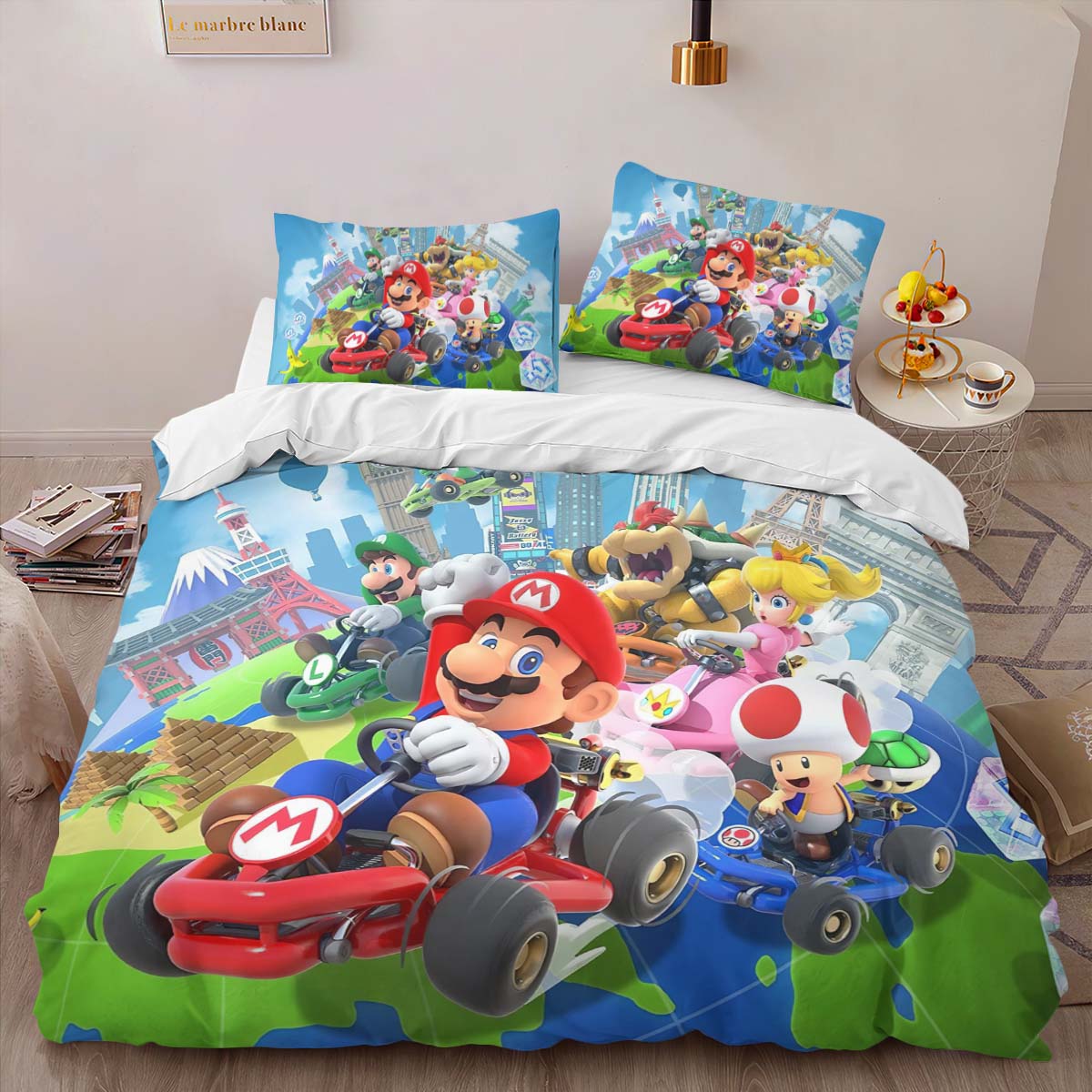 Super Mario Characters 1 Duvet Cover 2