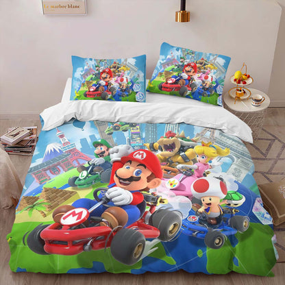 Super Mario Characters 1 Duvet Cover 2
