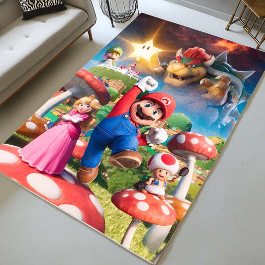 Super Mario Characters 11 Rug