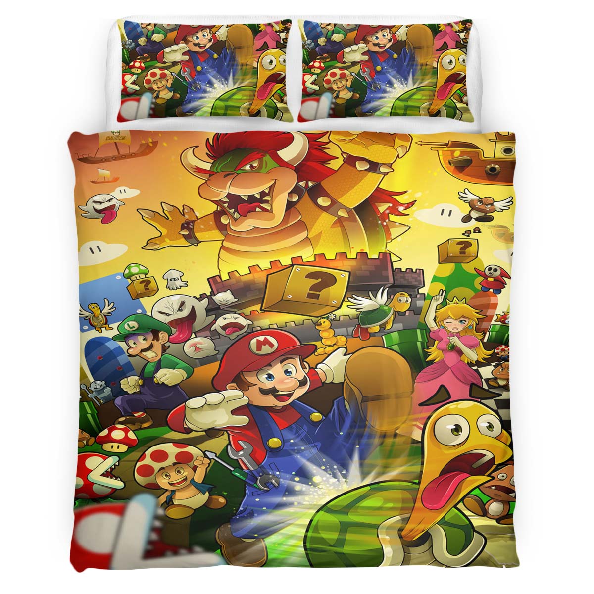 Super Mario Characters 13 Duvet Cover