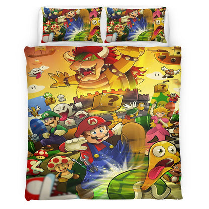 Super Mario Characters 13 Duvet Cover