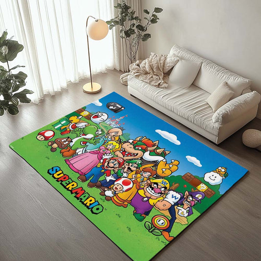 Super Mario Characters 14 Rug