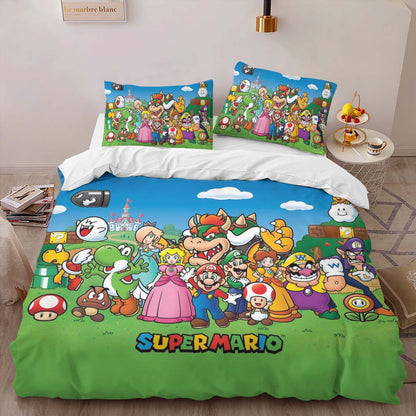 Super Mario Characters 14 Duvet Cover 2