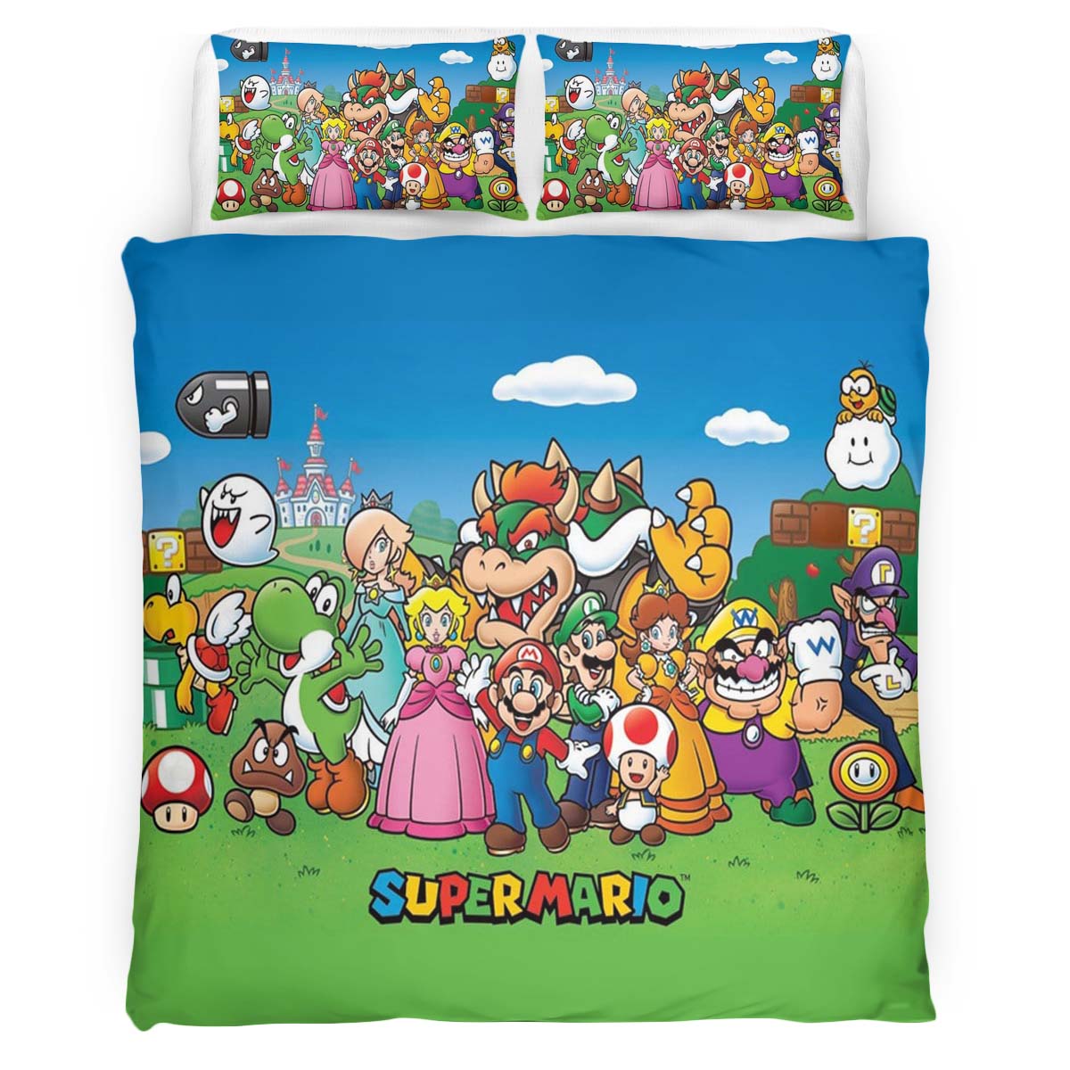 Super Mario Characters 14 Duvet Cover