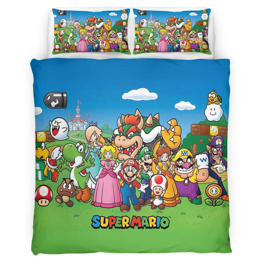 Super Mario Characters 14 Duvet Cover