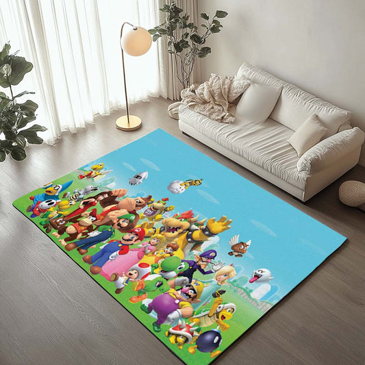 Super Mario Characters 15 Rug