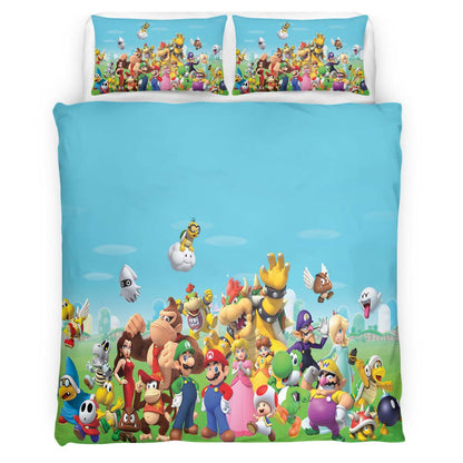 Super Mario Characters 15 Duvet Cover