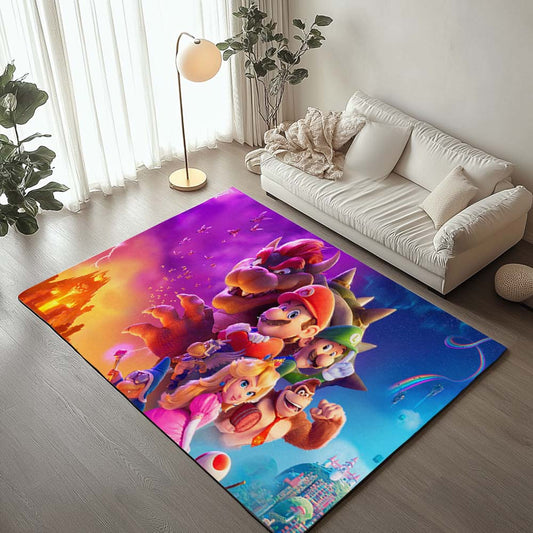 Super Mario Characters 16 Rug