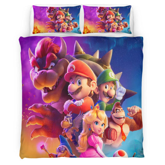 Super Mario Characters 16 Duvet Cover