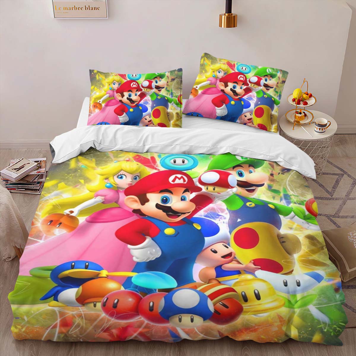Super Mario Characters 17 Duvet Cover 2