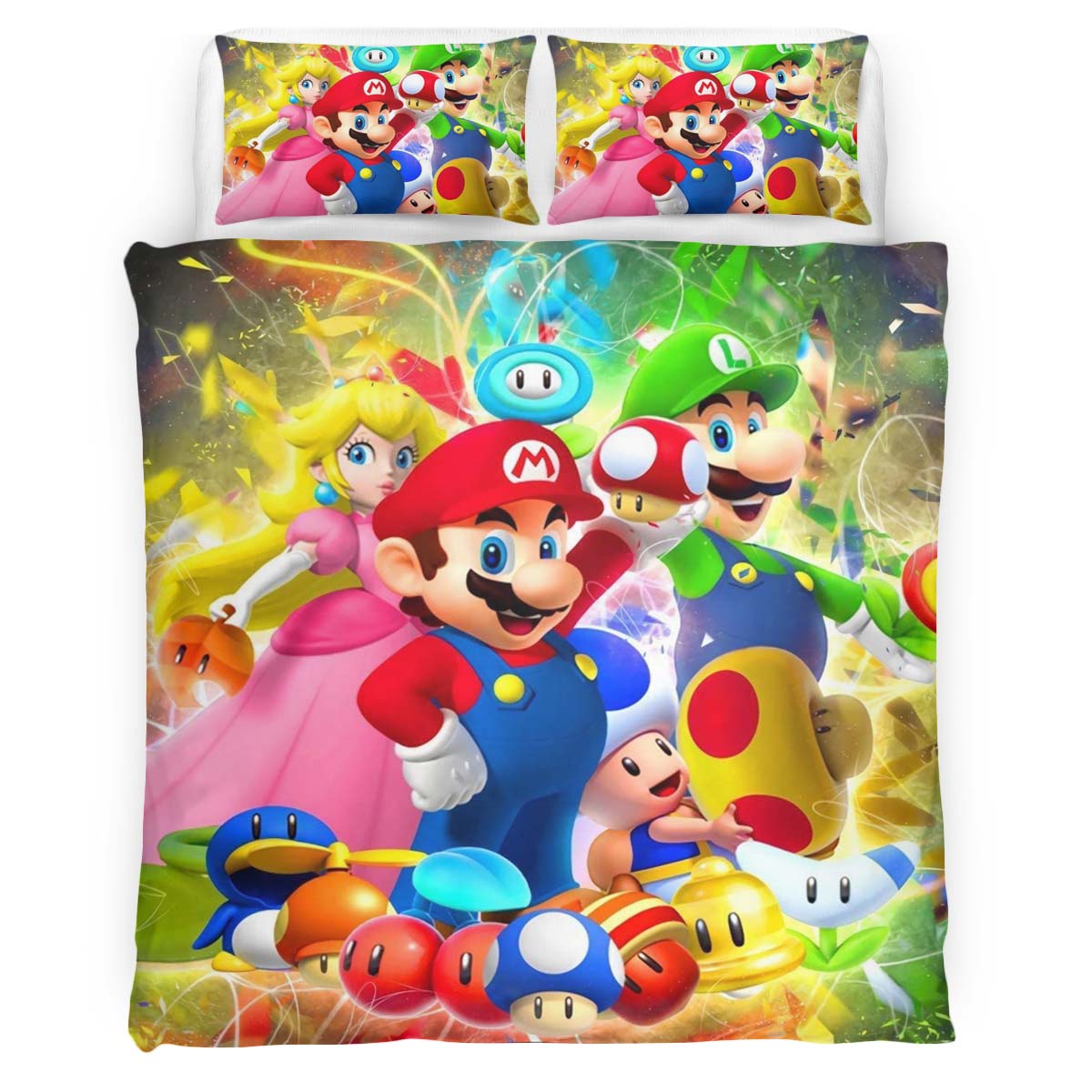 Super Mario Characters 17 Duvet Cover
