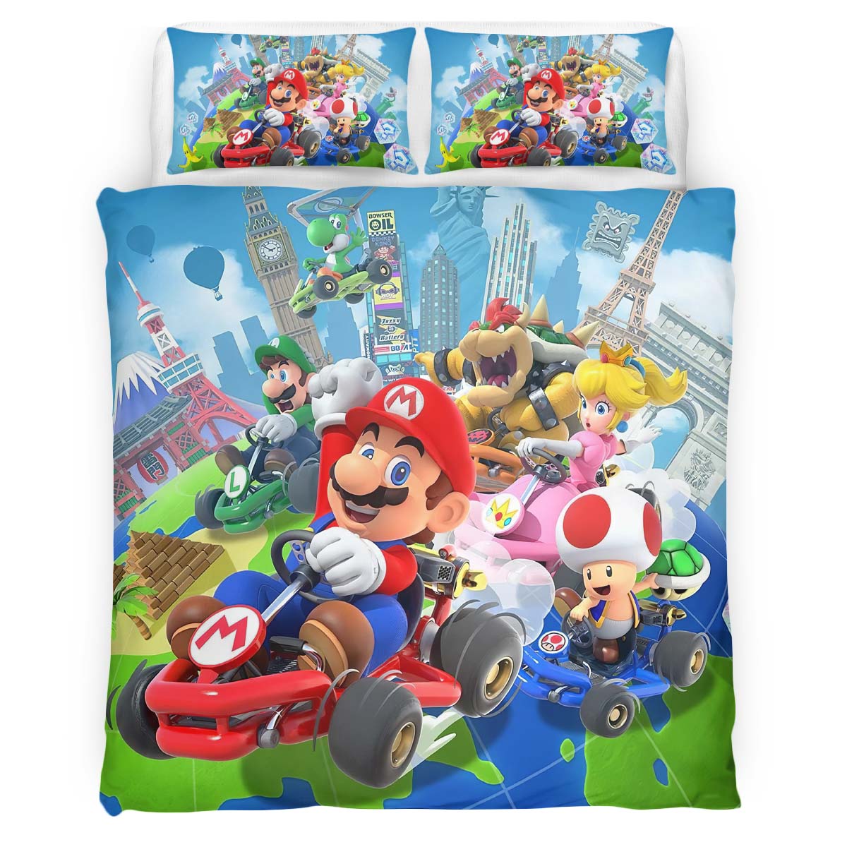 Super Mario Characters 1 Duvet Cover