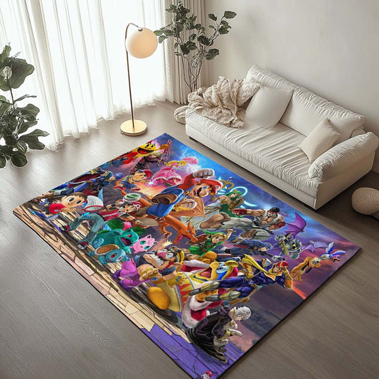 Super Mario Characters 20 Rug
