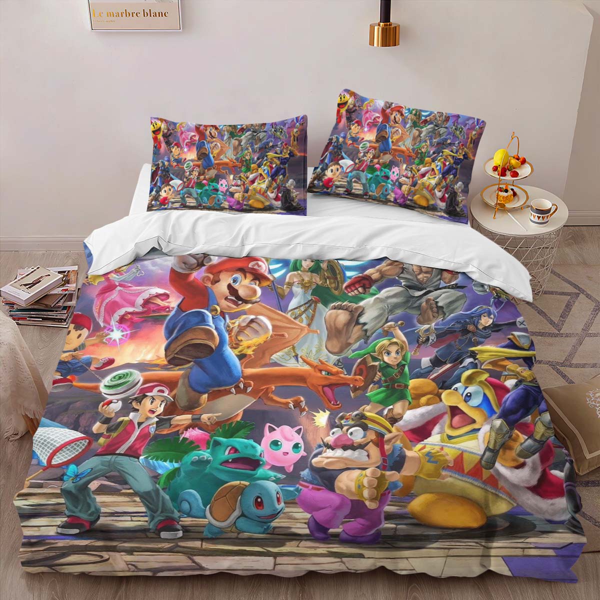 Super Mario Characters 20 Duvet Cover 2