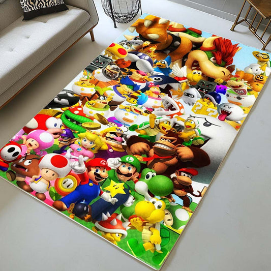 Super Mario Characters 22 Rug