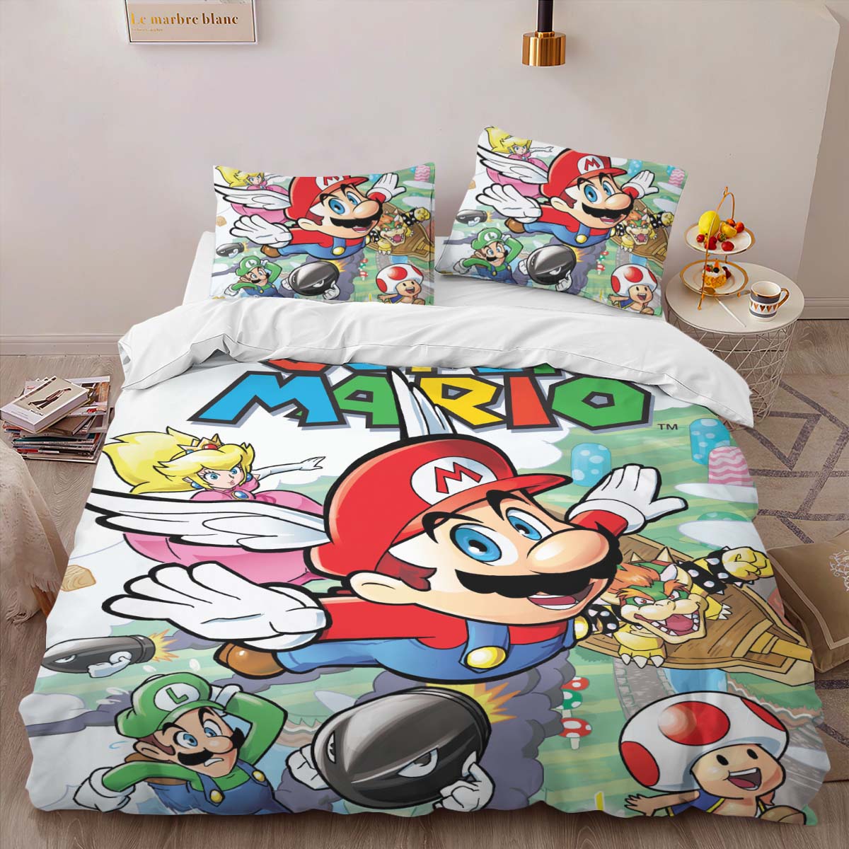 Super Mario Characters 23 Duvet Cover 2