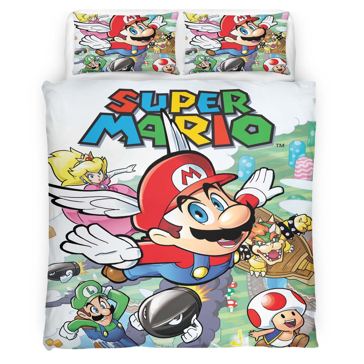 Super Mario Characters 23 Duvet Cover