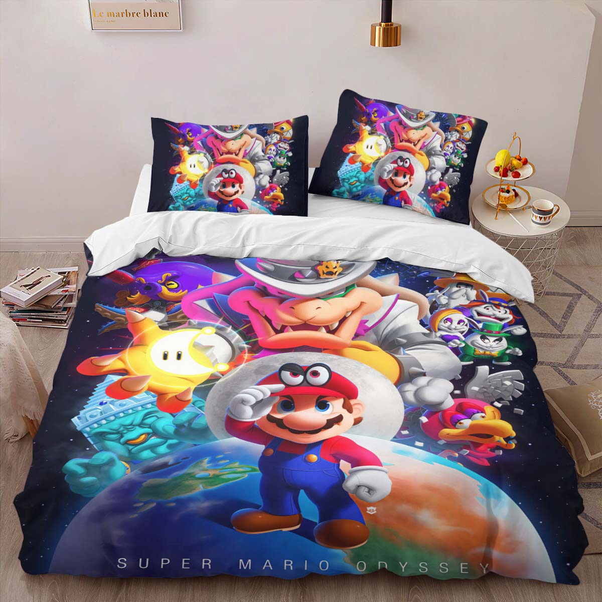 Super Mario Characters 25 Duvet Cover 2