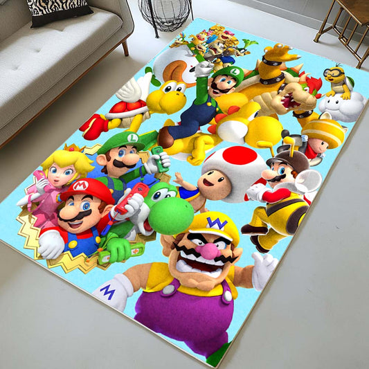 Super Mario Characters 27 Rug