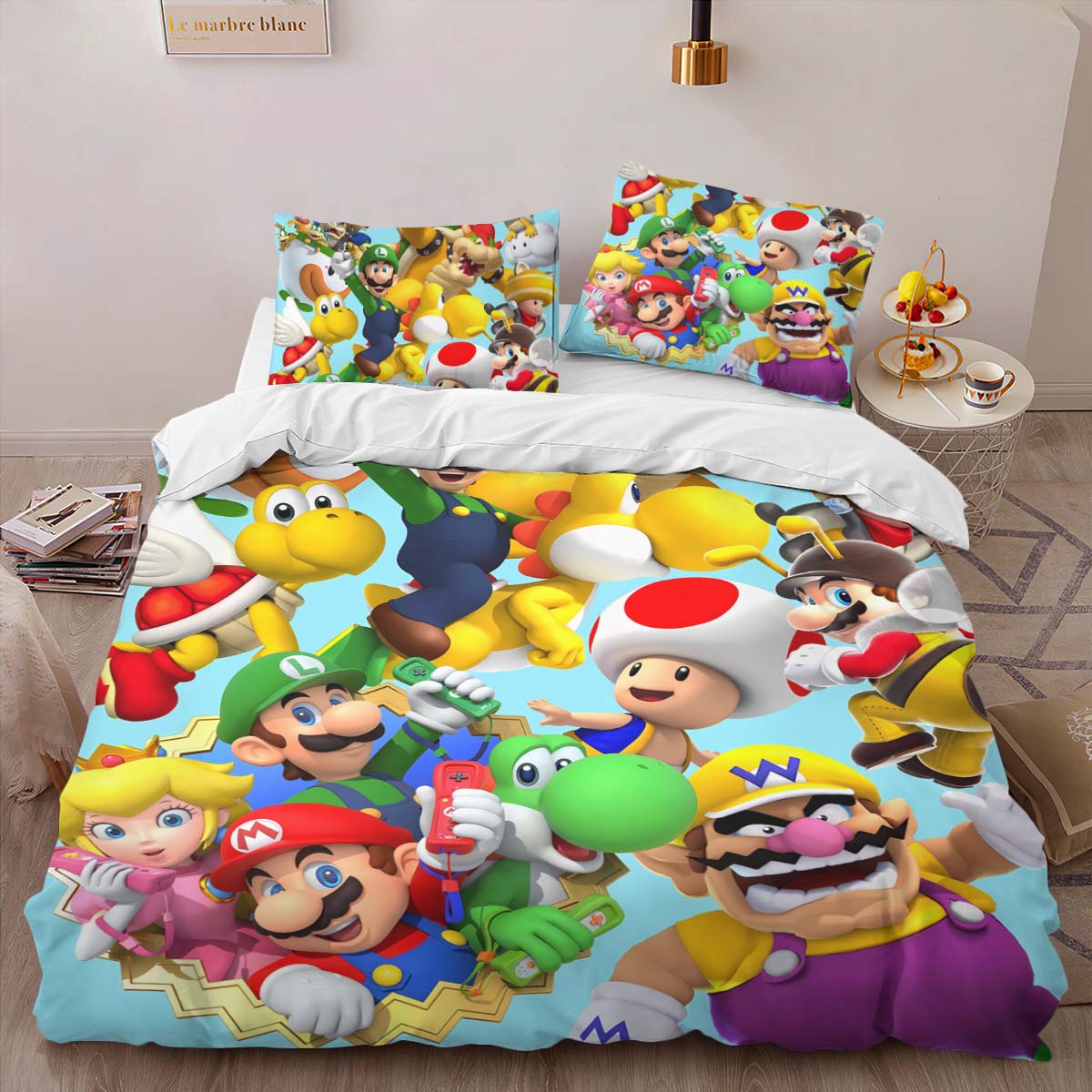 Super Mario Characters 27 Duvet Cover 2