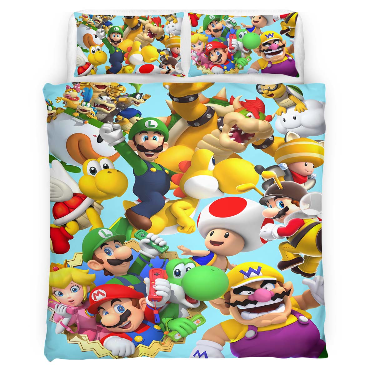 Super Mario Characters 27 Duvet Cover