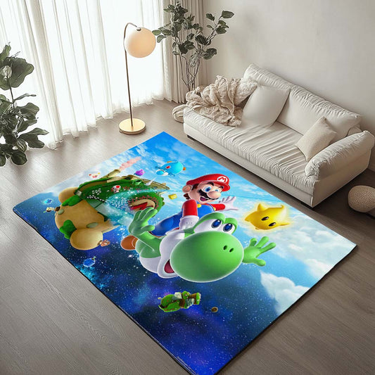 Super Mario Characters 3 Rug