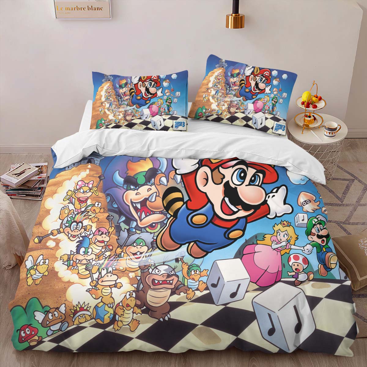 Super Mario Characters 33 Duvet Cover 2