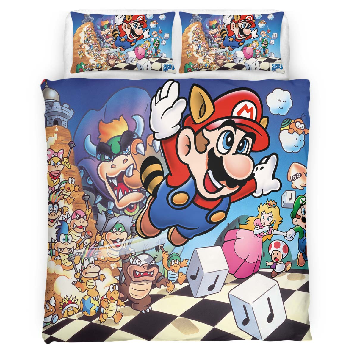 Super Mario Characters 33 Duvet Cover