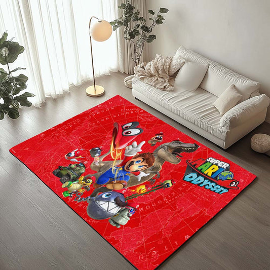 Super Mario Characters 34 Rug