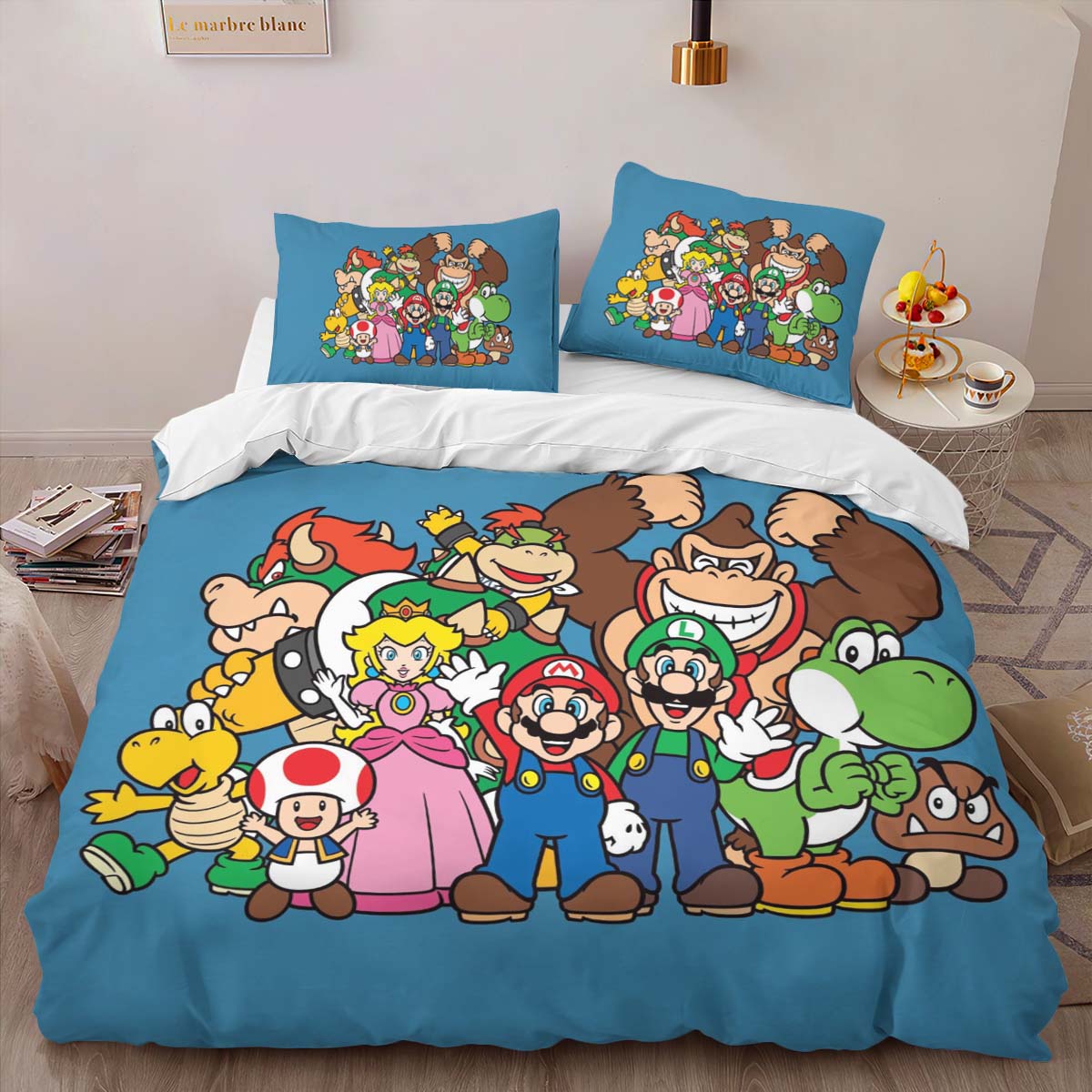 Super Mario Characters 35 Duvet Cover 2