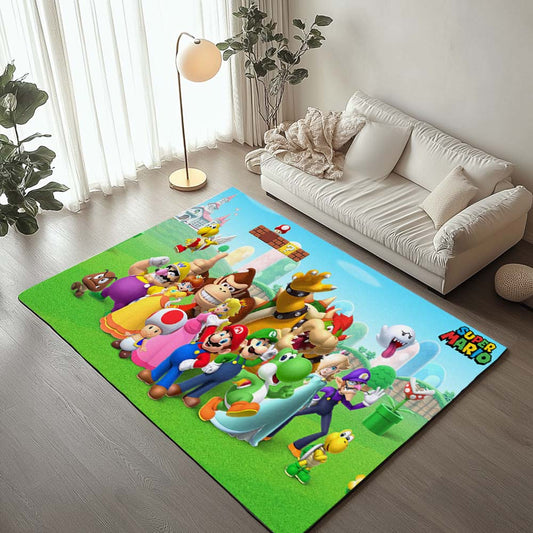 Super Mario Characters 36 Rug