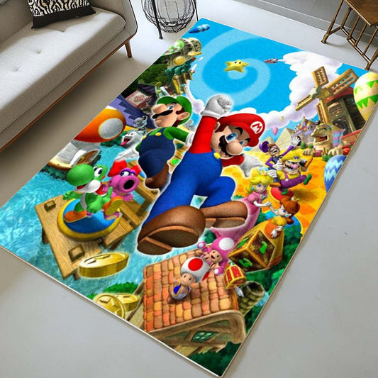 Super Mario Characters 4 Rug