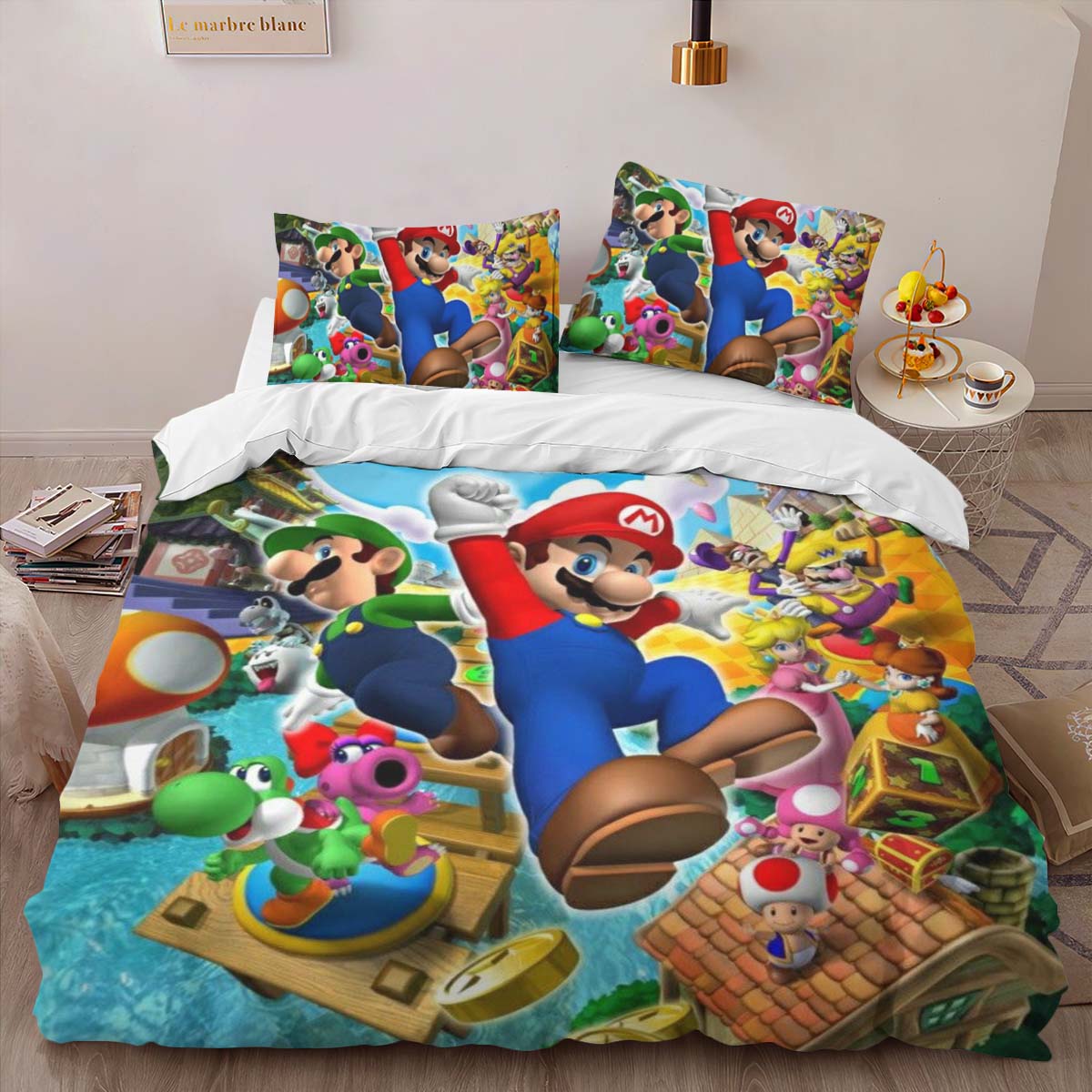 Super Mario Characters 4 Duvet Cover 2