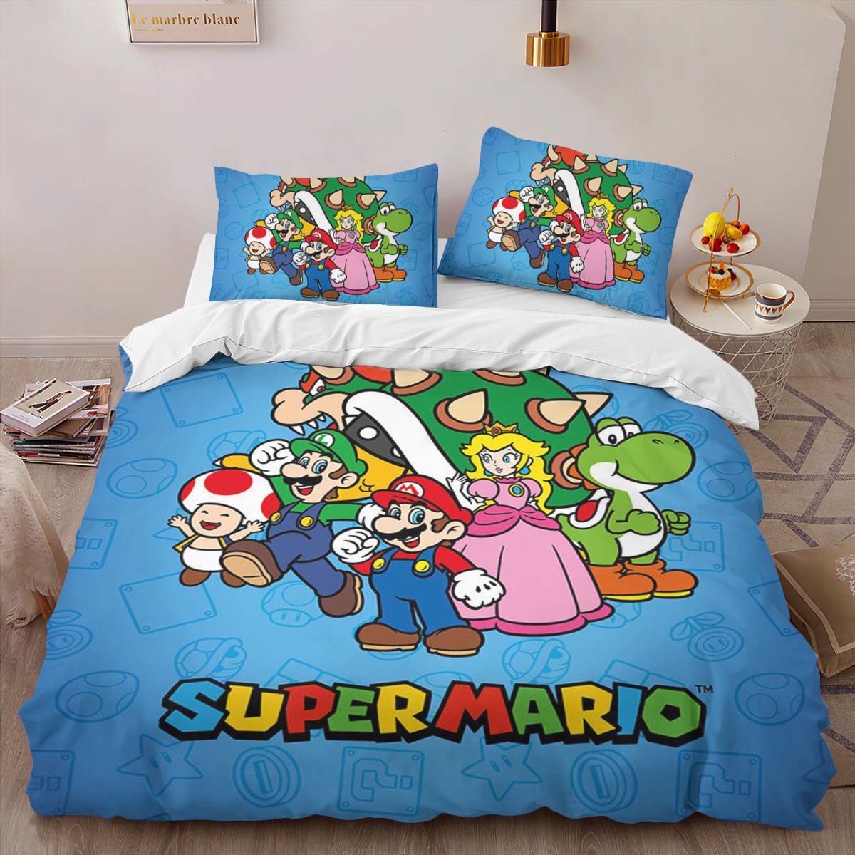Super Mario Characters 40 Duvet Cover 2