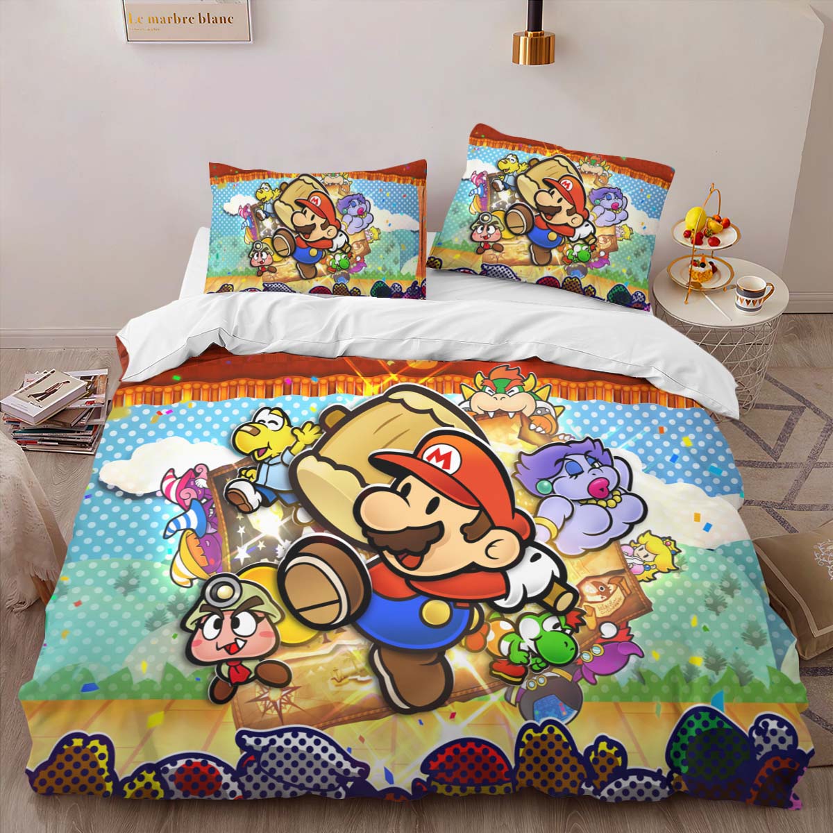 Super Mario Characters 41 Duvet Cover 2