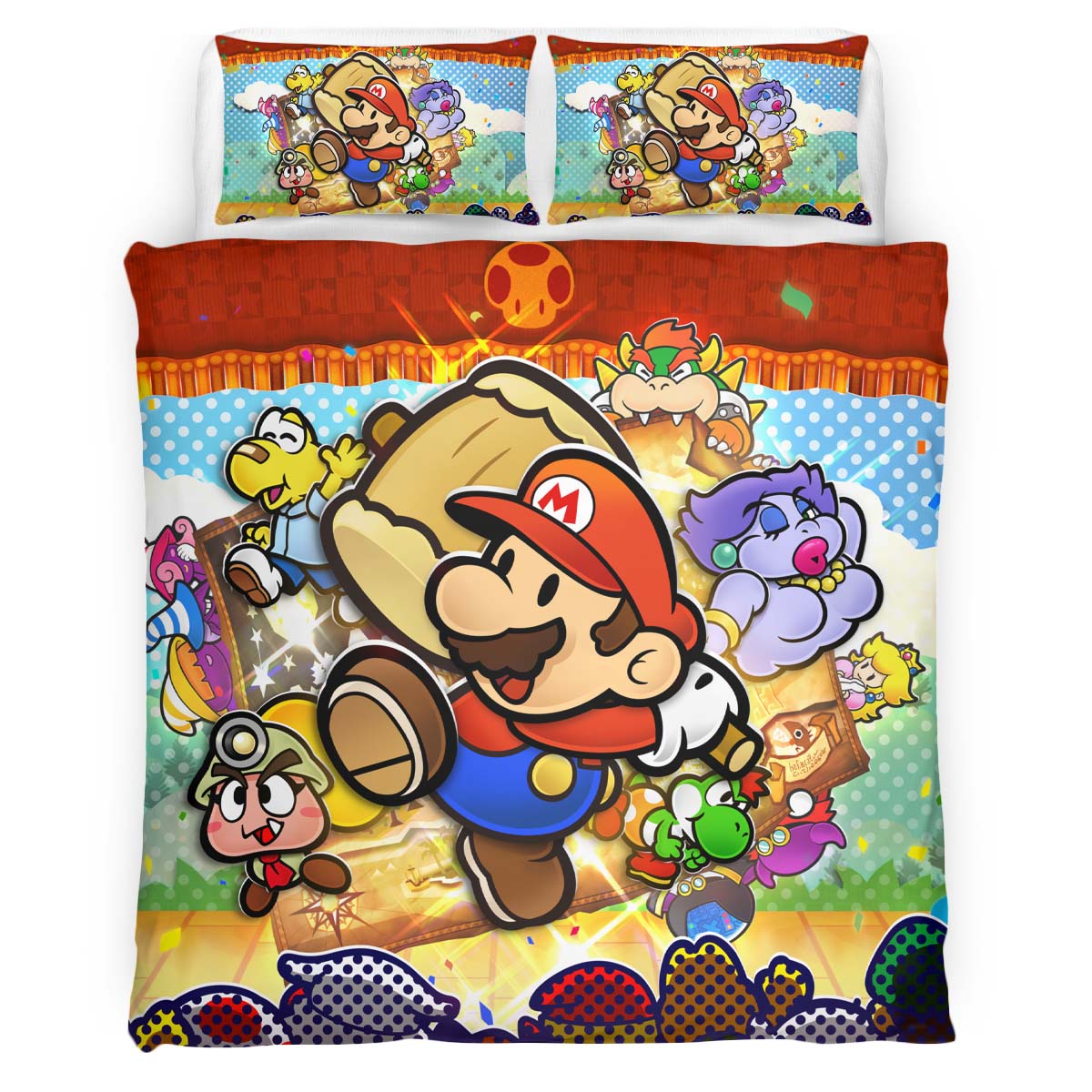 Super Mario Characters 41 Duvet Cover