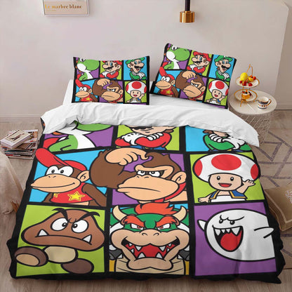 Super Mario Characters 44 Duvet Cover 2