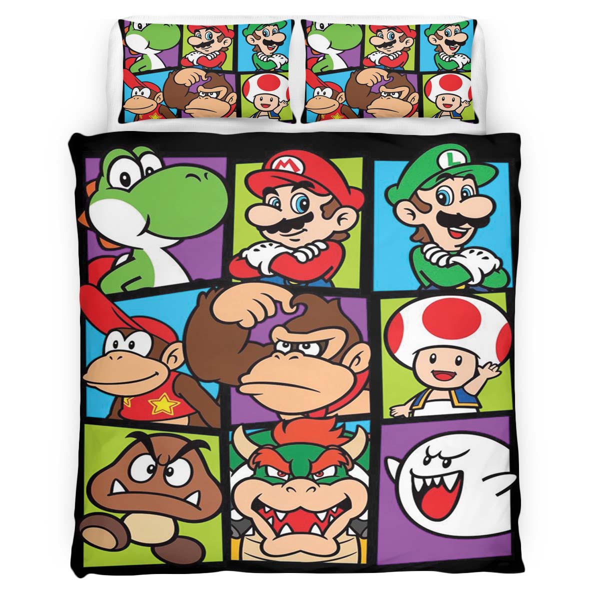 Super Mario Characters 44 Duvet Cover