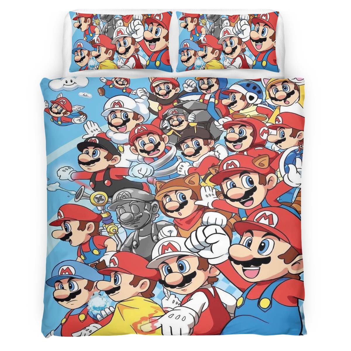 Super Mario Characters 45 Duvet Cover