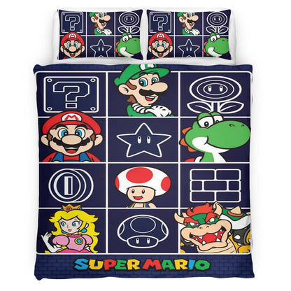 Super Mario Characters 46 Duvet Cover