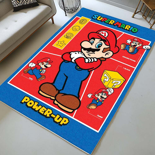 Super Mario Characters 48 Rug