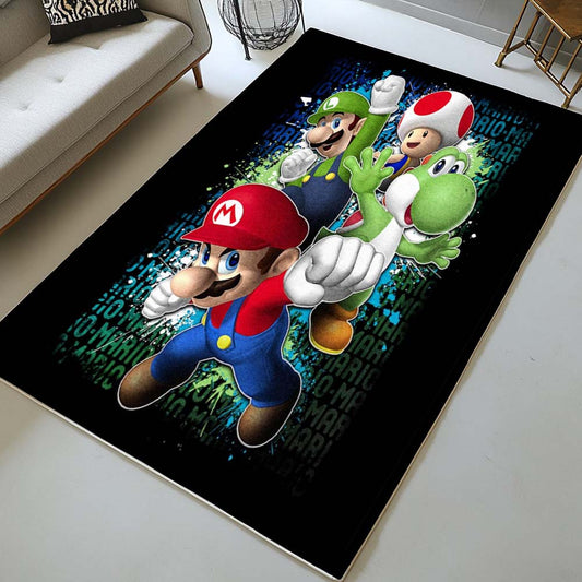 Super Mario Characters 49 Rug