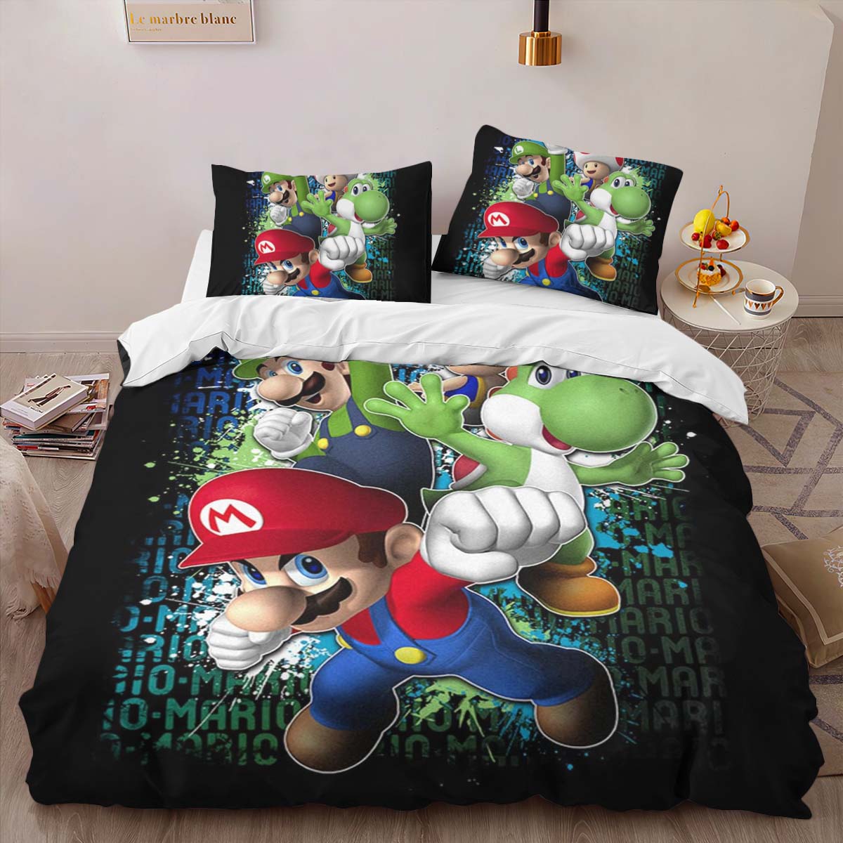 Super Mario Characters 49 Duvet Cover 2