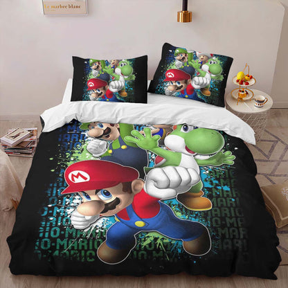Super Mario Characters 49 Duvet Cover 2