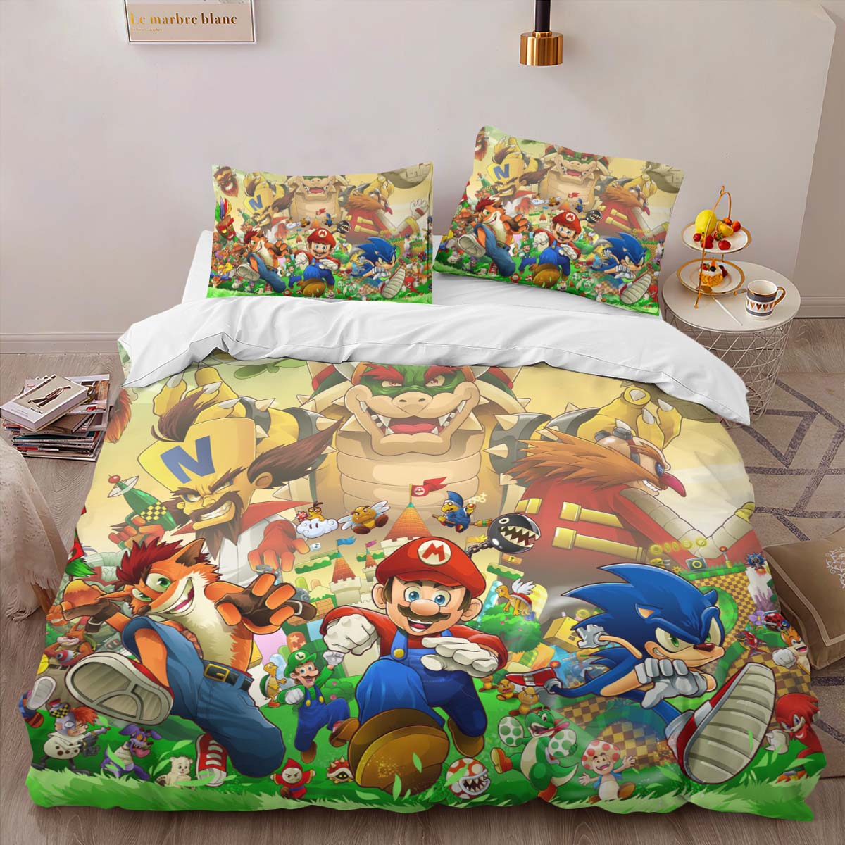 Super Mario Characters 5 Duvet Cover 2